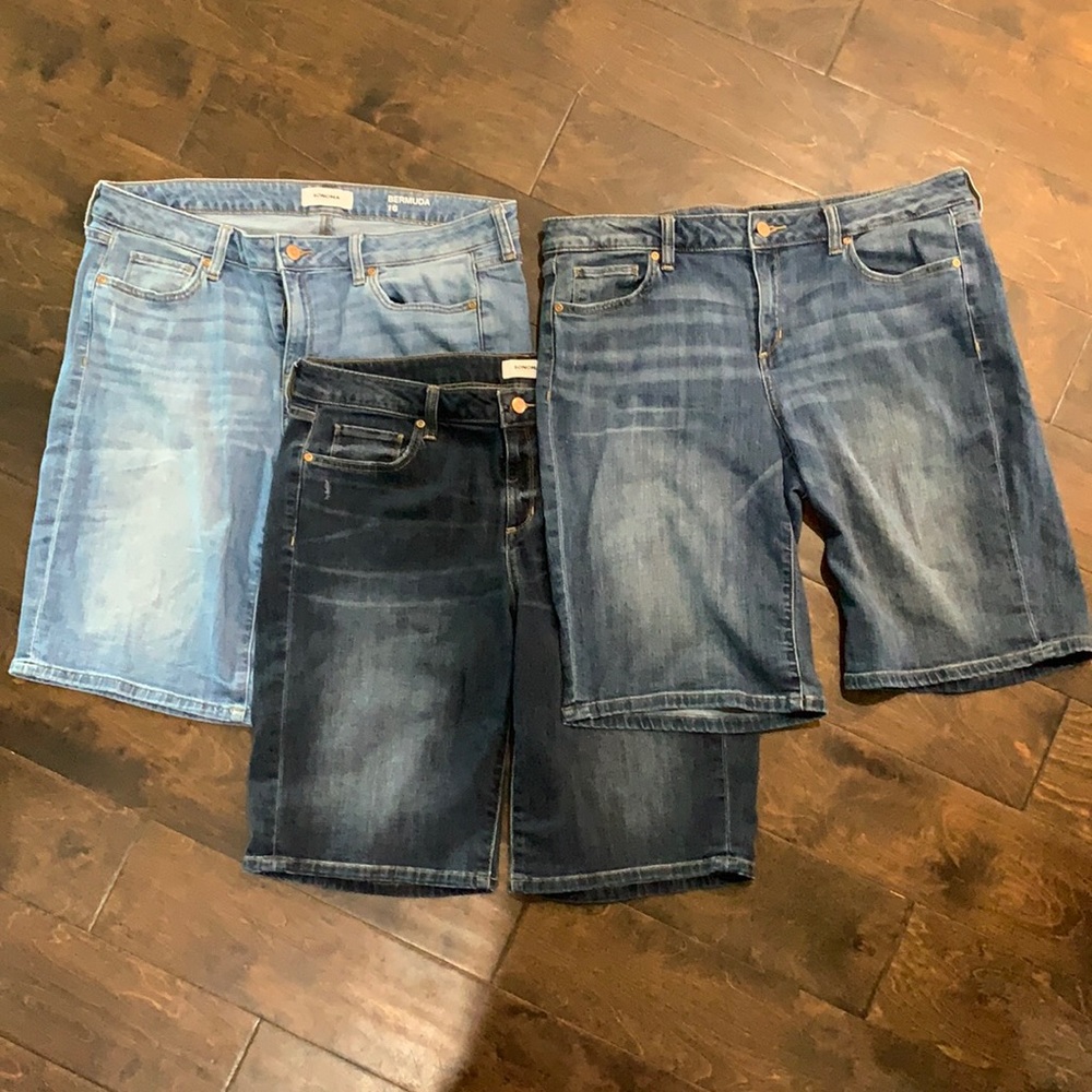 3 pack of Sonoma Bermuda Denim Shorts